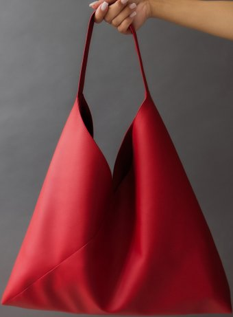Сумка шоппер MT.style Треугольник (красный) - 1/1