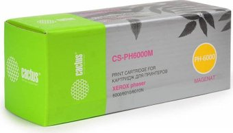 Картридж CACTUS CS-PH6000M (аналог Xerox PH6000M) - 1/1