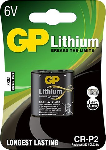 Батарейка GP Lithium CR-P2 - 1/1