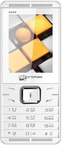 Кнопочный телефон Micromax X649 White - 1/1