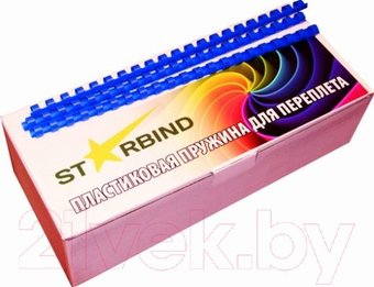 Расходные материалы для ламинаторов и брошюровщиков Starbind 22мм BP22Bu (50шт, синий) - 1/1