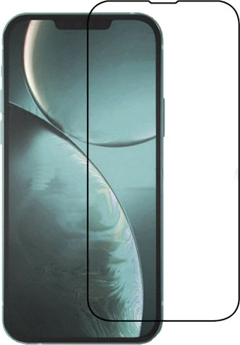 Защитное стекло Case 3D для Apple iPhone 14 (черный глянец) - 1/1