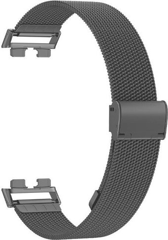 Браслет Rumi Mesh металлический для Huawei Band 8/9 (черный) - 1/1