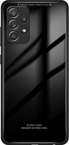Чехол для телефона Case Glassy для Samsung Galaxy A32 (5G) (черный) - 1/1