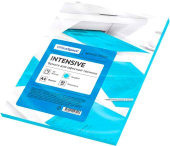 Офисная бумага OfficeSpace Intensive А4 80 г/м2 50 л 245181 (голубой) - 1/1