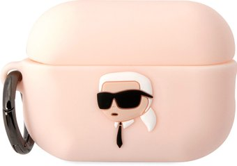 Чехол CG Mobile Karl Lagerfeld для AirPods Pro 2 KLAP2RUNIKP (розовый) - 1/1