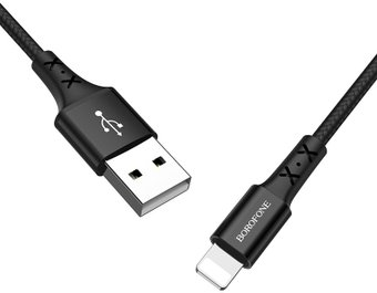 Кабель Borofone BX20 Lightning 1 м (черный) - 1/1