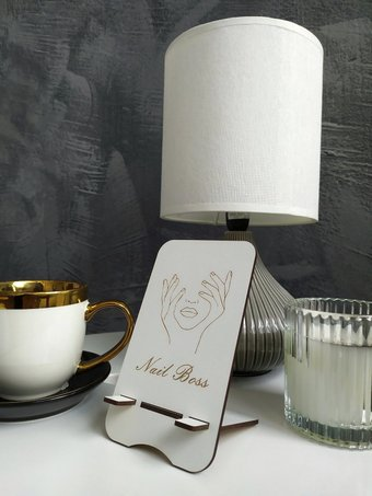 Подставка Lazer_bobr Nail Boss руки к лицу (белый) - 1/1