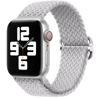 Ремешок Rumi Wick из плетеного нейлона для Apple Watch 38/40/41mm (светло-серый) - 1/1