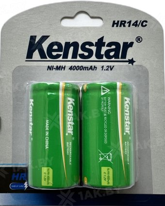 Аккумулятор Kenstar HR14/С Ni-Mh 4000 mAh BL-2 - 1/1