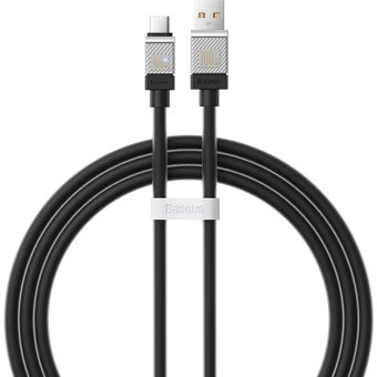 Кабель Baseus CoolPlay Series USB Type-A - USB Type-C (1 м, черный) - 1/1