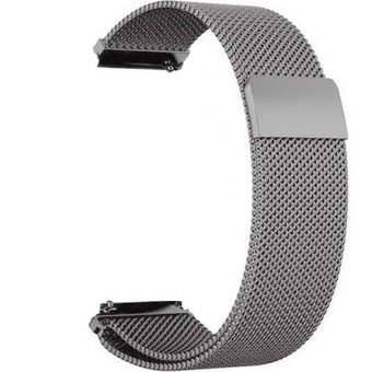 Браслет Rumi Milanese loop металлический 20 мм (графитовый) - 1/1