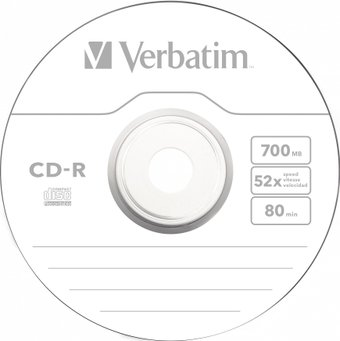 CD-R диск Verbatim 700Mb 52x 43787_1 (1 шт.) - 1/1