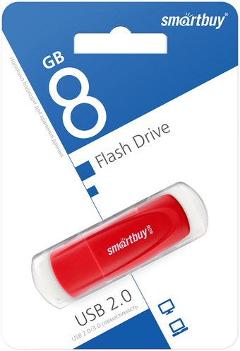 USB Flash SmartBuy Scout 8GB (красный) - 1/1