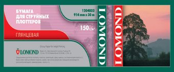 Фотобумага Lomond XL Glossy 914 мм х 30 м 150 г/м2 1204032 - 1/1