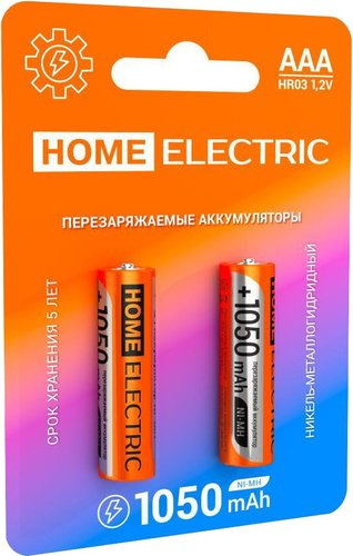 Аккумулятор Home Electric ААА HR03 1050 mAh BP2 4620167520799 - 1/1