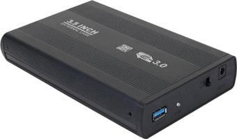 Бокс для накопителей 3.5" USBTOP SATA – USB3.0 (черный, с блоком питания) - 1/1