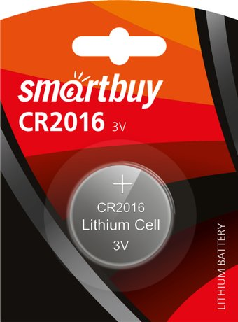 Батарейка SmartBuy Lithium CR2016 SBBL-2016-1B - 1/1