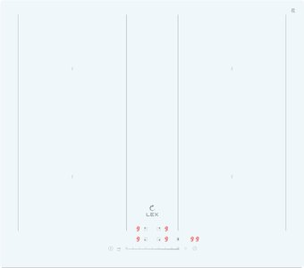 Варочная панель LEX EVI 641B WH - 1/1