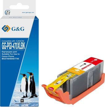 Картридж G&G GG-PGI-470XLBK (аналог Canon PGI-470XLBK) - 1/1