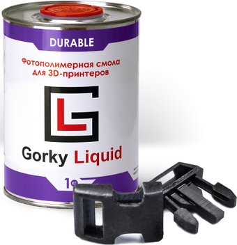 Фотополимер Gorky Liquid Durable 1 кг (черный) - 1/1
