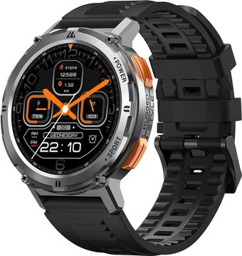 Умные часы Kospet Tank T2 (серебристый, с силиконовым ремешком) - 1/1