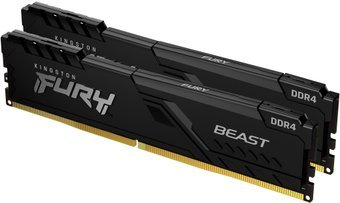 Оперативная память Kingston FURY Beast 2x8GB DDR4 PC4-28800 KF436C17BBK2/16 - 1/1