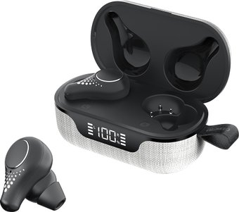 Наушники Olmio TWE-07 (черный/серебристый) - 1/1