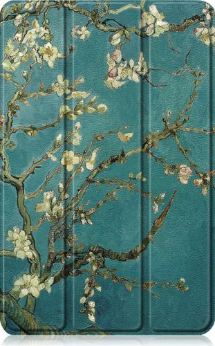 Чехол для планшета JFK Smart Case для Realme Pad Mini (сакура) - 1/1