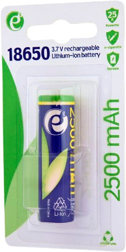 Аккумулятор EnerGenie 18650 2500mAh 1 шт EG-BA-18650-10C/2500 - 1/1