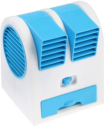 Комбинированный вентилятор Luazon LOF-04 (белый/голубой) - 1/1
