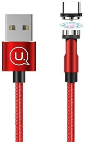 Кабель Usams U59 US-SJ473 USB Type-A - USB Type-C (1 м, красный) - 1/1