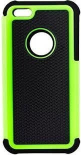 Чехол для телефона Drobak Anti-Shock для Apple iPhone 5 (черный/зеленый) - 1/1