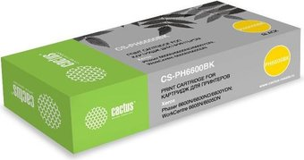 Картридж CACTUS CS-PH6600BK (аналог Xerox PH6600BK) - 1/1