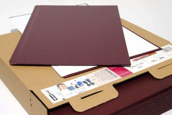 Картонная обложка для переплета OPUS Classic A4 304x212 мм OHC304X212B10 (10 шт, бордовый) - 1/1