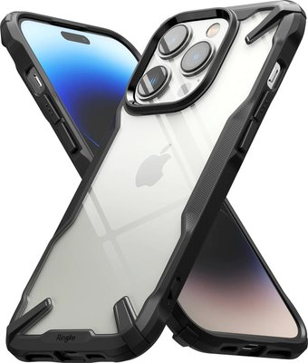 Чехол для телефона Ringke Fusion-X iPhone 14 Pro Max (черный) - 1/1