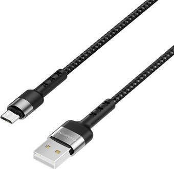Кабель Borofone BX34 Advantage USB - Micro-USB (черный) - 1/1