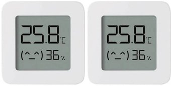 Термогигрометр Xiaomi Mi Temperature and Humidity Monitor 2 LYWSD03MMC (комплект 2 шт, китайская версия) - 1/1