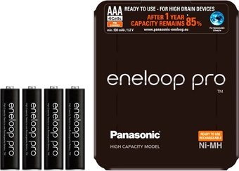 Аккумулятор Panasonic Eneloop Pro AAA BK-4HCDE/4LE 4шт - 1/1