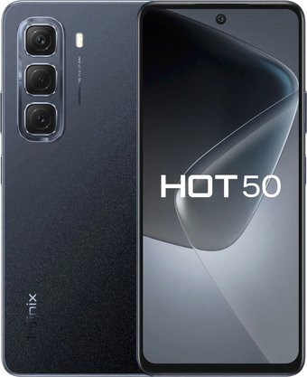 Смартфон Infinix Hot 50 X6882 6GB/256GB (изящный черный) - 1/1