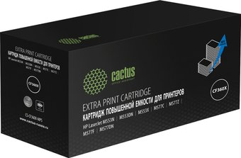 Картридж CACTUS CS-CF360X-MPS (аналог HP CF360X) - 1/1