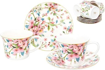 Сервиз Elan Gallery Яблоневый цвет на белом 420416 - 1/1