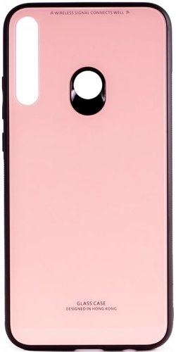 Чехол для телефона Case Glassy для Huawei P40 lite E/Y7P/Honor 9C (розовый) - 1/1