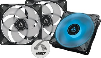 Комплект вентиляторов для корпуса Arctic P14 PWM PST RGB 0dB ACFAN00255A - 1/1