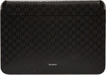 Чехол CG Mobile Karl Lagerfeld Saffiano Sleeve Monogram KLCS14SAKLHPK 13/14" (черный) - 1/1