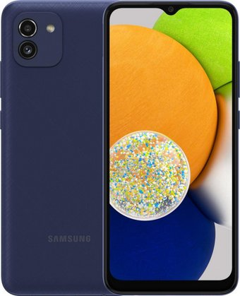 Смартфон Samsung Galaxy A03 SM-A035F/DS 32GB (синий) - 1/1