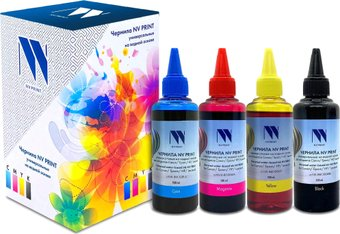 Картриджи для принтеров и МФУ NV Print NV-INK100U-4 - 1/1