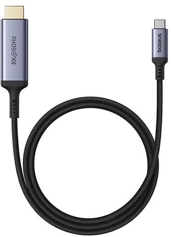 Кабель Baseus High Definition Series USB Type-С - HDMI 8K (1.5 м, черный) - 1/1