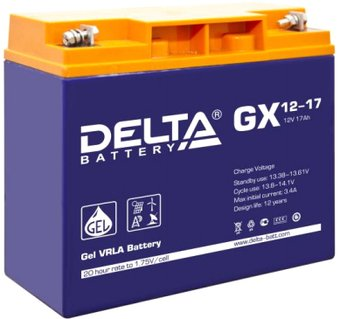 Аккумулятор для ИБП Delta GX 12-17 (12В/17 А·ч) - 1/1