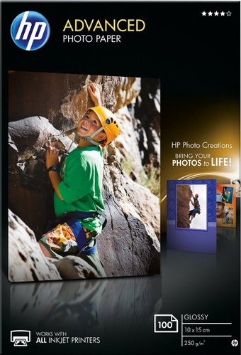 Фотобумага HP Advanced Glossy Photo Paper 10x15 100 листов [Q8692A] - 1/1